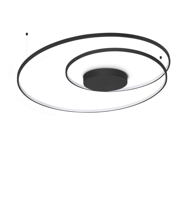 Светильник потолочный Ideal Lux Oz PL D100 LED 3000K Черный 364995