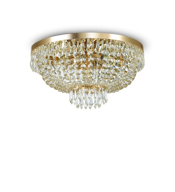 Люстра потолочная Ideal Lux Caesar PL6 Латунь G9 114682
