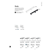 Светильник потолочный Ideal Lux Rudy PL3 Round Белый GU10 229065