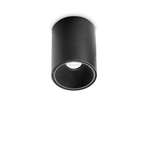 Светильник потолочный Ideal Lux Nitro PL D08 Round 3000K Черный LED 206004