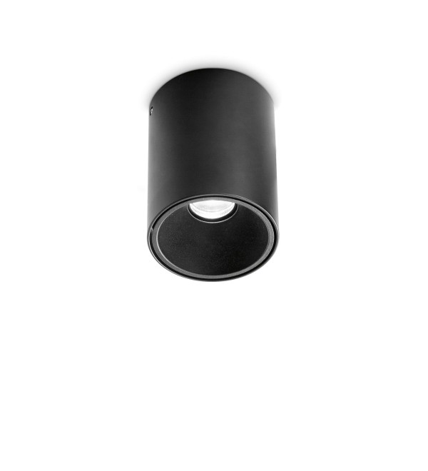 Светильник потолочный Ideal Lux Nitro PL D08 Round 3000K Черный LED 206004