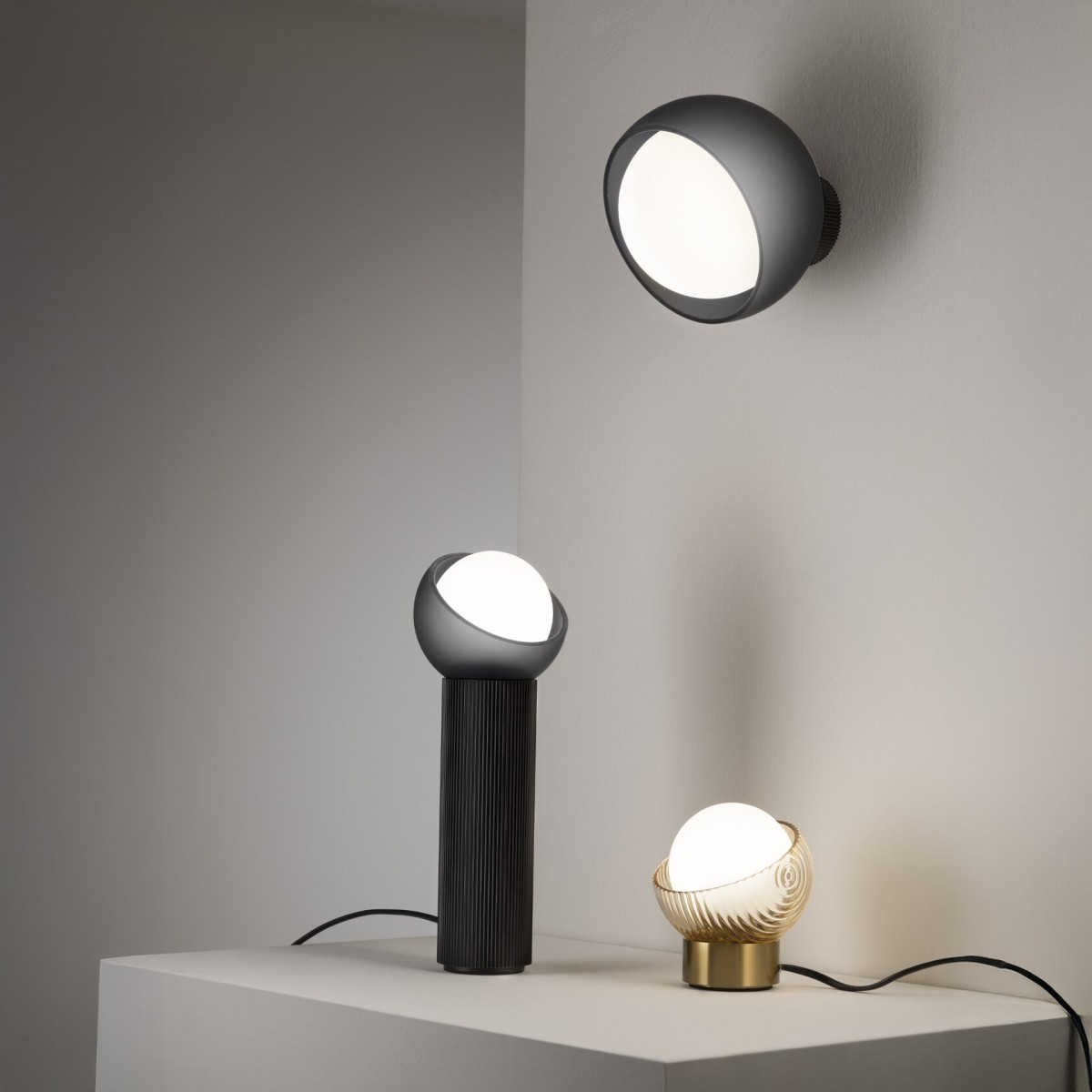 Светильник настенный Ideal Lux Bloom AP1 D17 E27 Латунь 366555