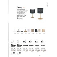 Лампа настольная Ideal Lux Set up mtl1 big Белый Без абажура E27 259918