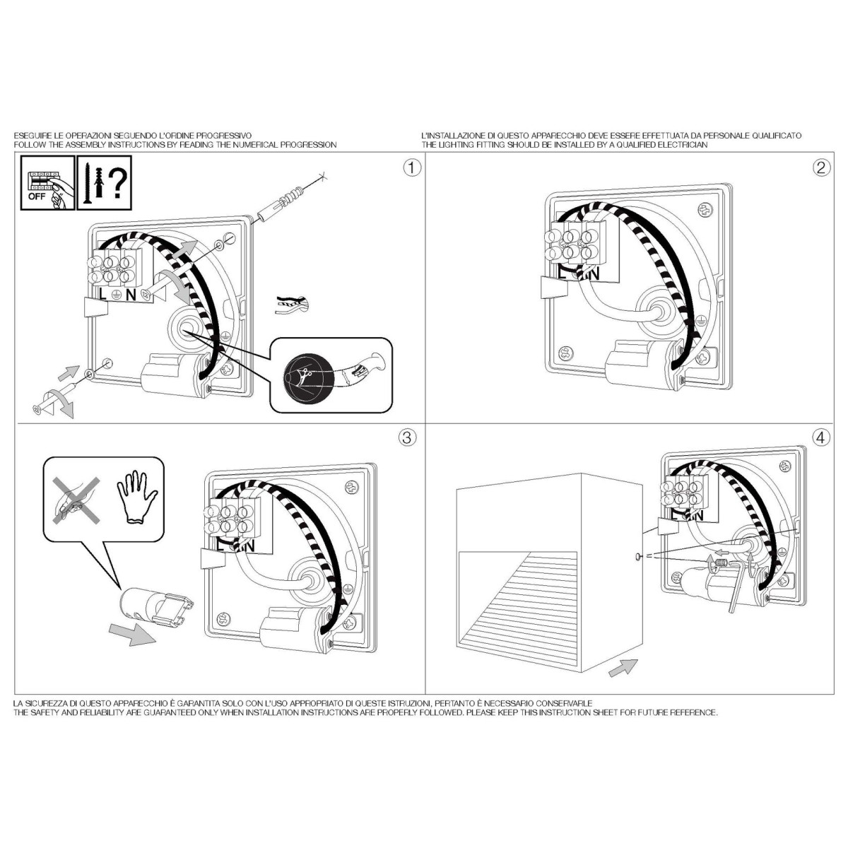 Светильник уличный Ideal Lux Down AP1 Антрацит G9 122045