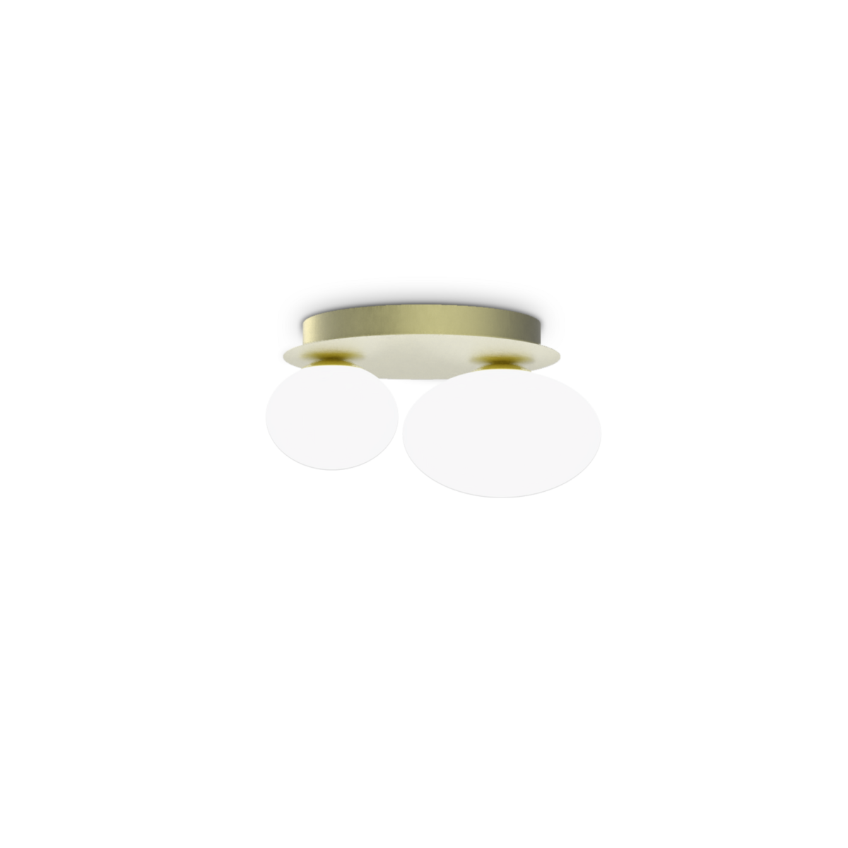 Светильник настенный Ideal Lux Ninfea AP2 G9 Латунь 346533