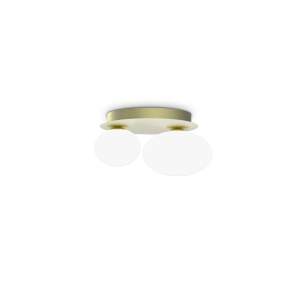 Светильник настенный Ideal Lux Ninfea AP2 G9 Латунь 346533