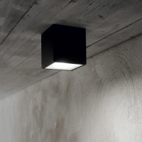 Светильник уличный Ideal Lux Techo PL1 Round D15 Черный GU10 342719