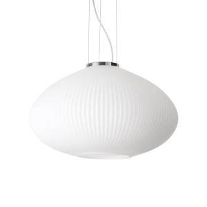 Светильник подвесной Ideal Lux Plissé SP1 D45 Хром E27 264523