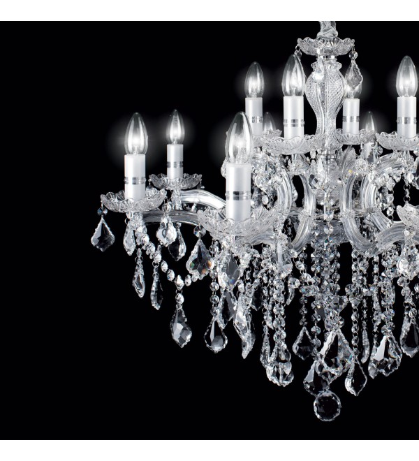 Люстра подвесная Ideal Lux Florian SP18 Хром E14 075150