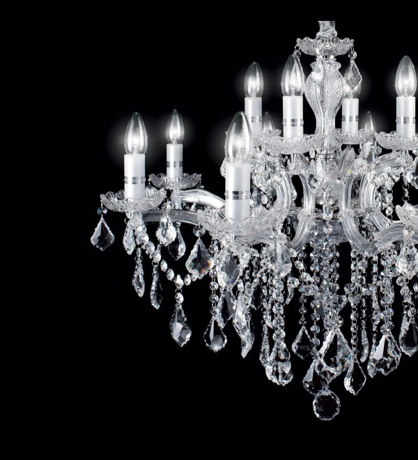 Люстра подвесная Ideal Lux Florian SP18 Хром E14 075150