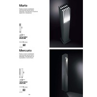Светильник садово-парковый Ideal Lux Marte PT1 Антрацит E27 092225