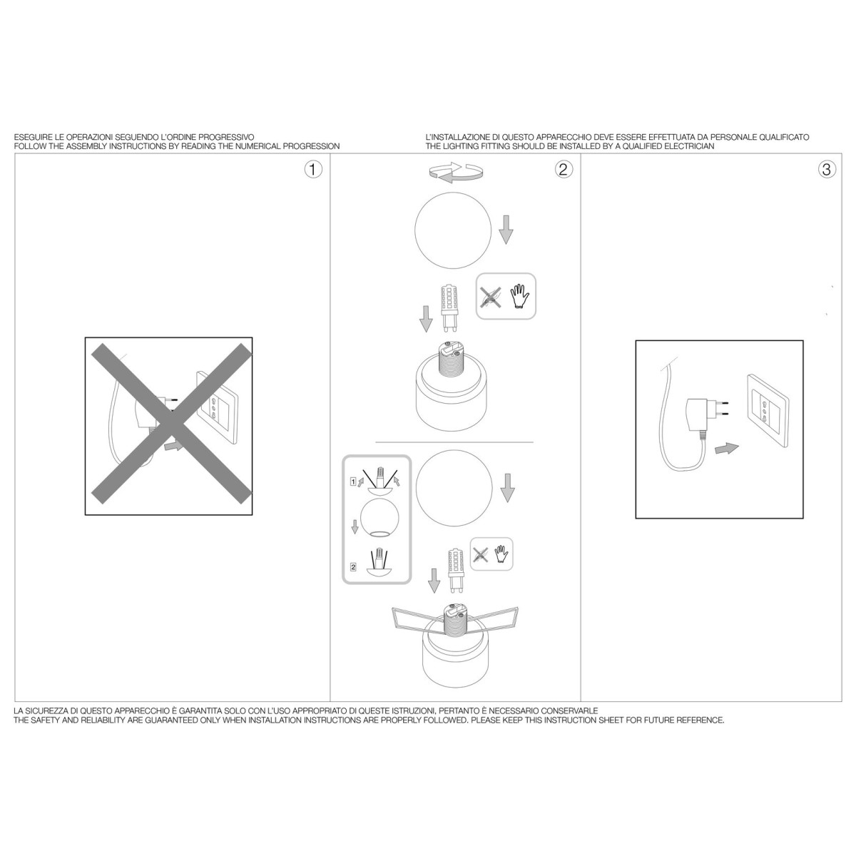 Лампа настольная Ideal Lux Perlage TL1 Серый G9 292441