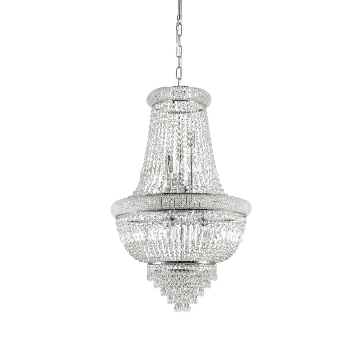 Люстра подвесная Ideal Lux Dubai SP10 Хром E14 215969