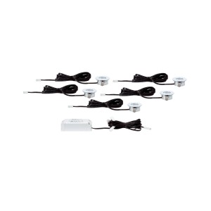 Светильник встраиваемый Paulmann Micro Line Mini LED 2700К Хром Набор 5шт. 93551