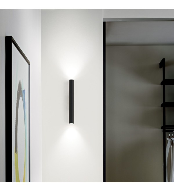 Светильник настенный Ideal Lux Look LED AP2 Round D30 H150 Белый 370552