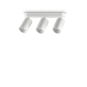 Светильник настенный Ideal Lux Dynamite PL3 Linear Round GU10 Белый 367408