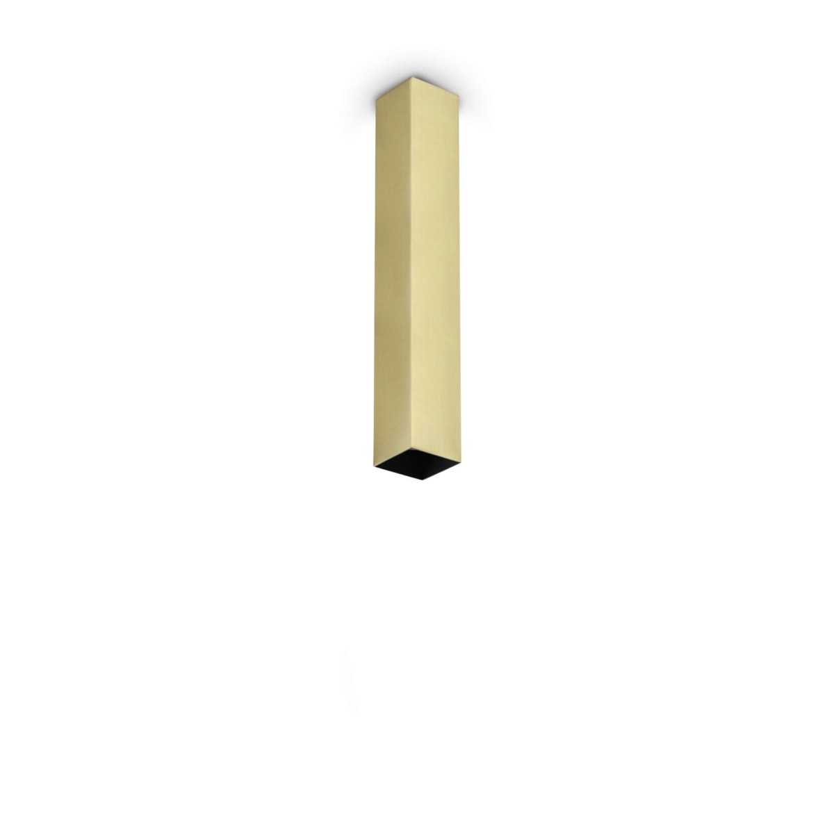 Светильник потолочный Ideal Lux Look PL1 Square D60 H400 Латунь GU10 371511
