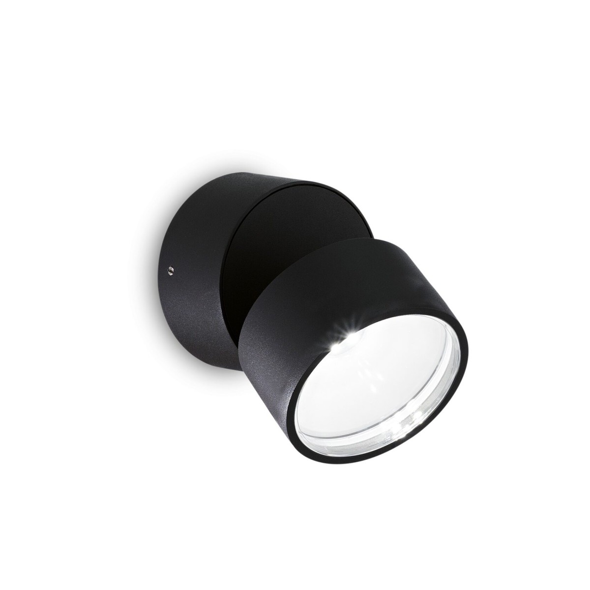 Светильник уличный Ideal Lux Omega AP Round 4000K Черный LED 285504