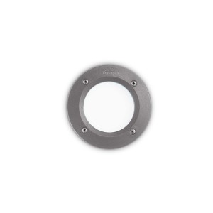 Светильник уличный встраиваемый Ideal Lux Avenue FI Round макс.1х9Вт IP66 GX53 230В Серый/Белый Смола 096568