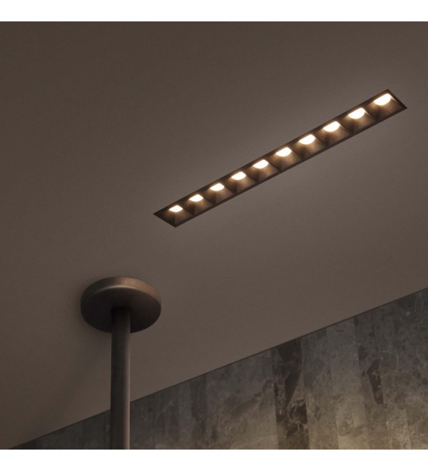 Светильник встраиваемый Ideal Lux Lika FI TRIM 12W 3000K Белый / Черный LED 206219