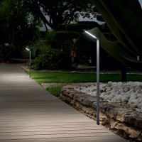 Светильник садово-парковый Ideal Lux Agos PT H80 3000K Антрацит LED 254319
