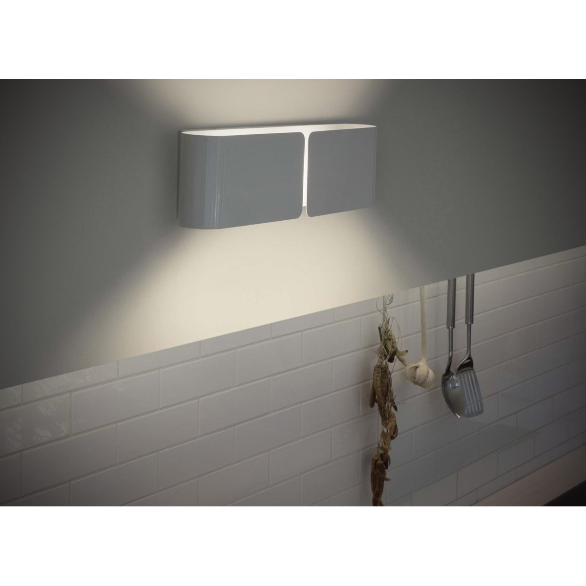 Светильник настенный Ideal Lux Clip AP2 Small Белый E27 014166