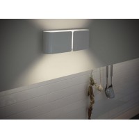 Светильник настенный Ideal Lux Clip AP2 Small Белый E27 014166