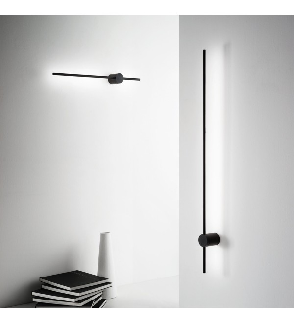 Светильник настенный Ideal Lux Essence AP Round D115 luce ind. 3000К LED Черный 285108