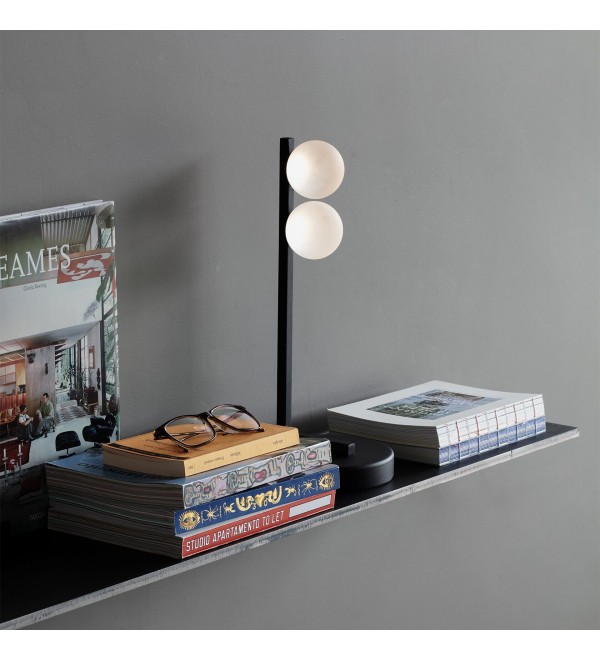 Лампа настольная Ideal Lux Binomio LED TL2 Латунь 3000К 328300