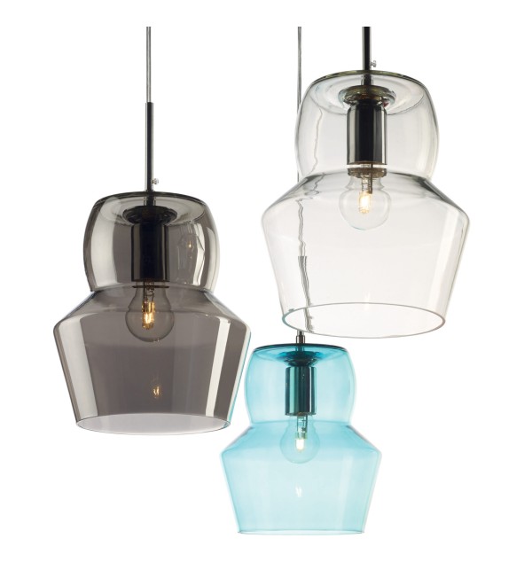 Светильник подвесной Ideal Lux Zeno SP1 Big макс.1х60Вт IP20 E27 230В Прозрачный/Хром Стекло/Металл Без лампы 088921
