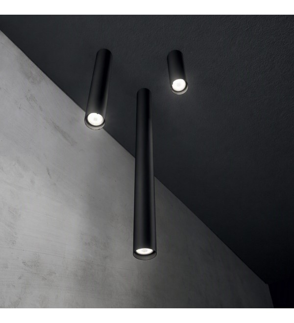 Светильник потолочный Ideal Lux Look PL01 Round D6.0 H010 Латунь GU10 371405