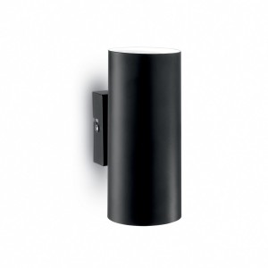 Светильник настенный Ideal Lux Look AP2 Round D60 H150 Черный GU10 095998