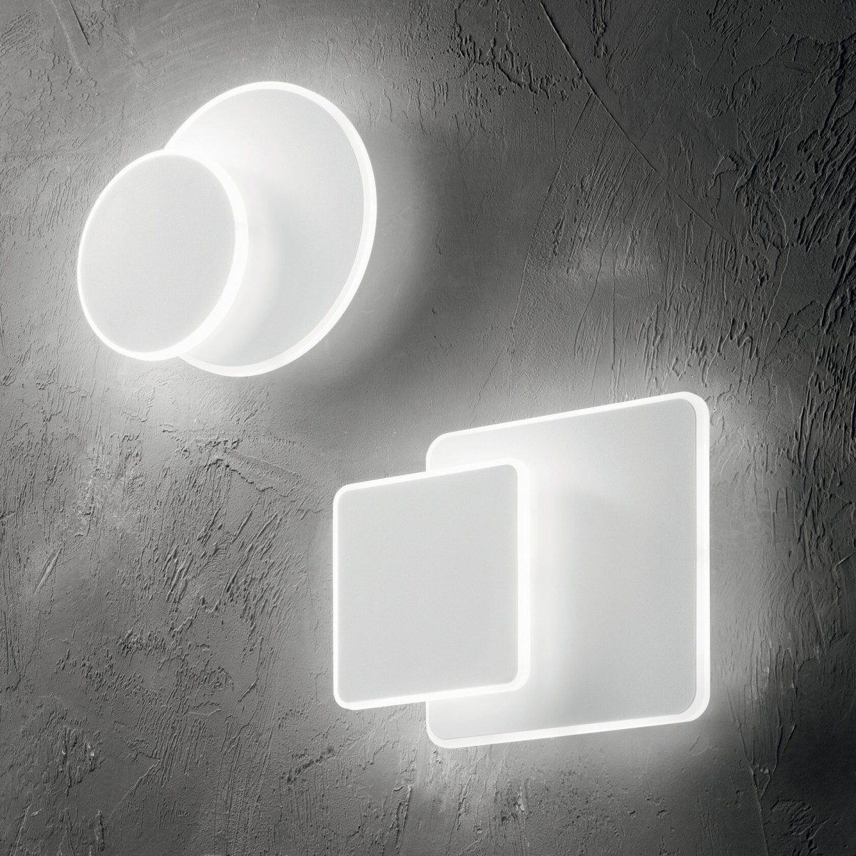 Светильник настенный Ideal Lux Pouche AP Square LED Белый 3000К 259352