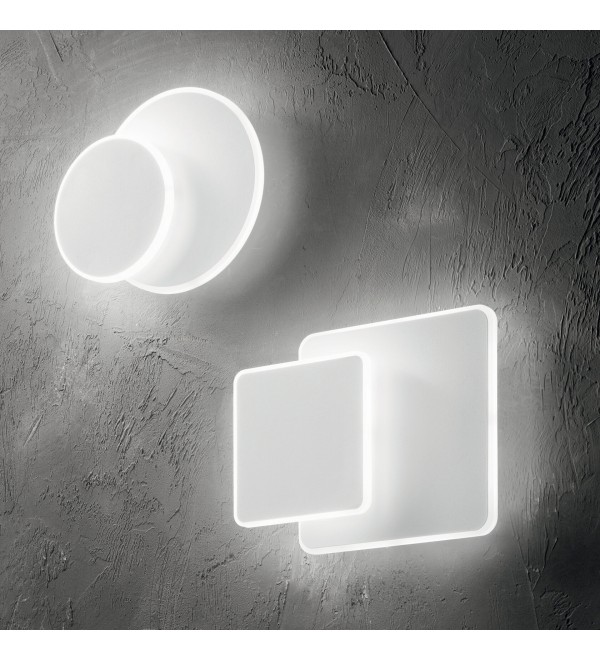 Светильник настенный Ideal Lux Pouche AP Square LED Белый 3000К 259352
