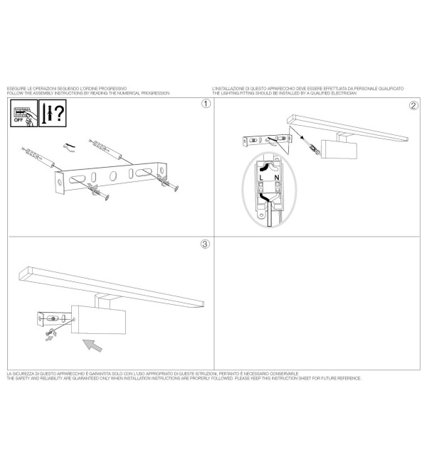 Светильник настенный Ideal Lux Alma AP D81 Хром 3000К 224992