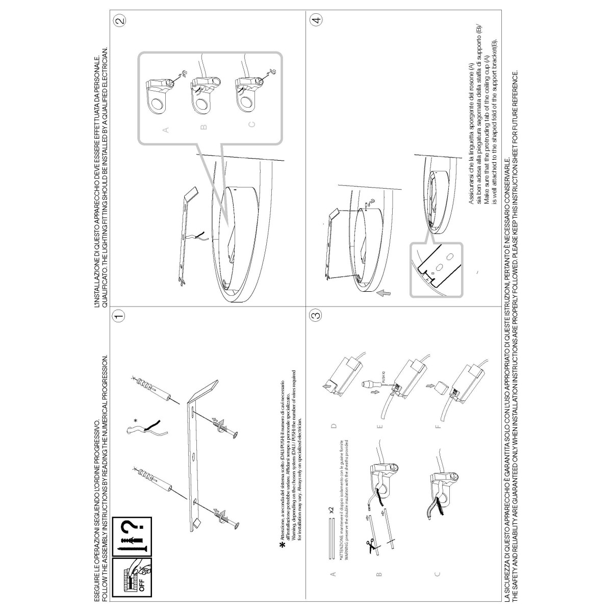 Люстра потолочная Ideal Lux Oz PL D080 On-Off LED 3000K Белый 352459