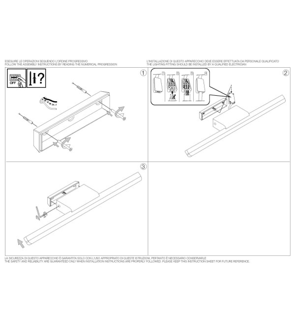 Светильник настенный Ideal Lux Riflesso AP D42 LED Хром 3000К 142272