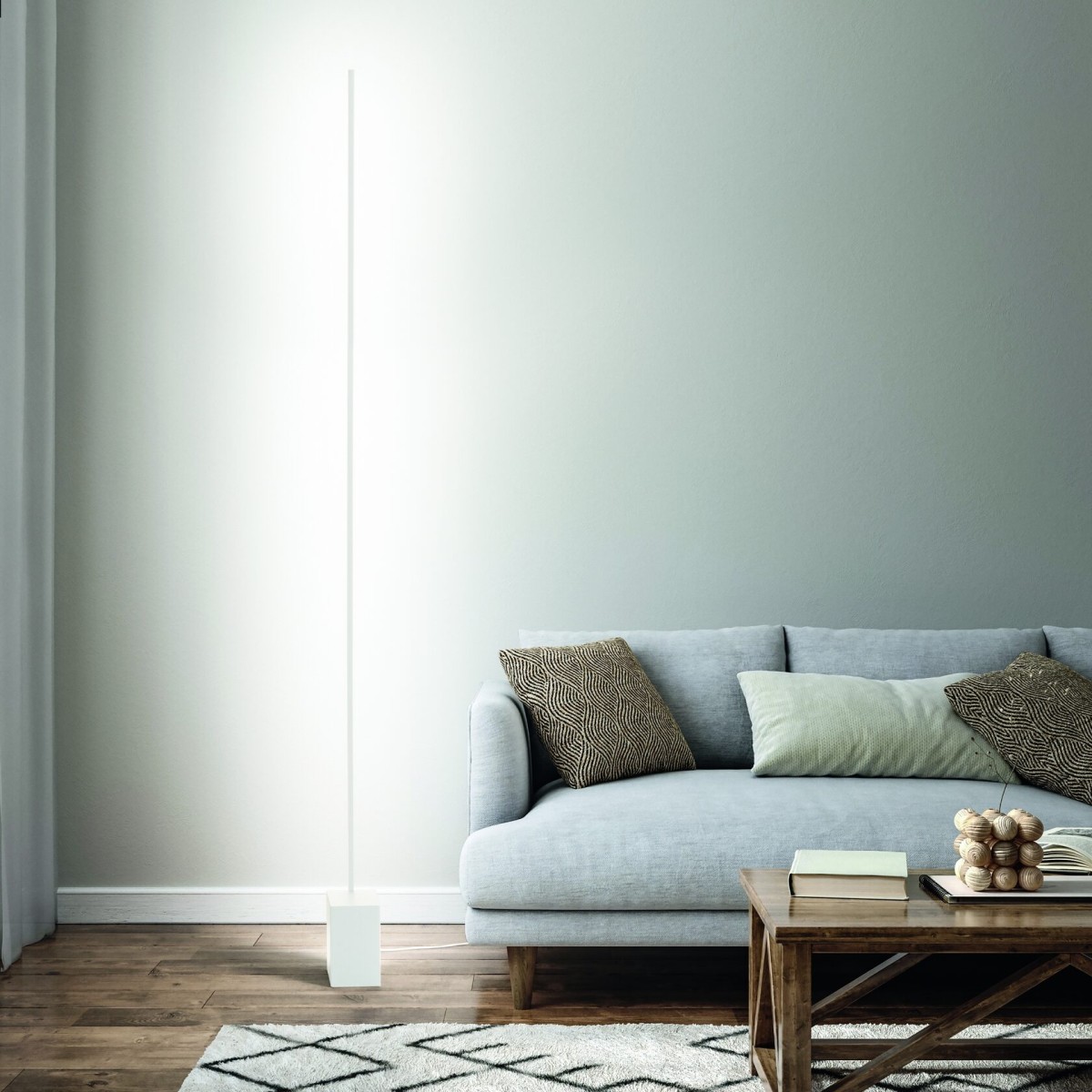 Торшер напольный Ideal Lux Essence PT Square LED 3000K Белый 367170