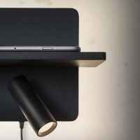 Светильник настенный Ideal Lux Piano AP USB Черный 3000К LED 287300