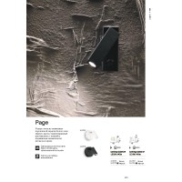 Светильник настенный Ideal Lux Page AP Square Черный 3000К LED 142241