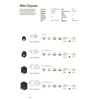 Светильник потолочный Ideal Lux Nitro PL D05 Square 3000K LED Белый 206035