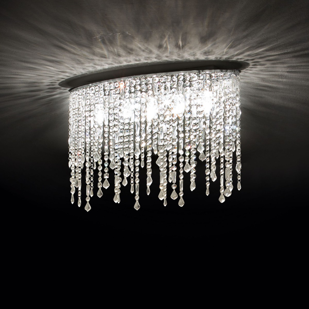Люстра потолочная Ideal Lux Rain PL3 Хром E14 008370