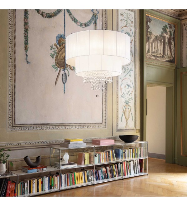 Люстра подвесная Ideal Lux Opera S10 Белый E27 165011