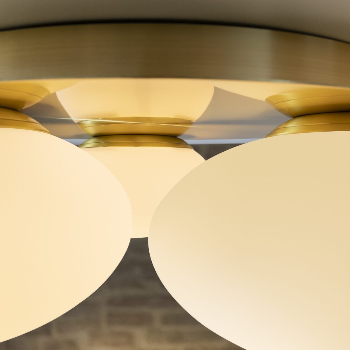 Люстра потолочная Ideal Lux Ninfea PL2 Латунь GX53 346533