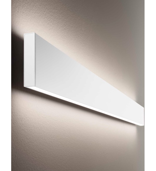 Светильник настенный Ideal Lux Steel AP2 D20 Bi-Emission Wide 4000K LED Белый Димм 268095