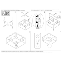Люстра потолочная Ideal Lux Lingotto PL4 Латунь E14 198156