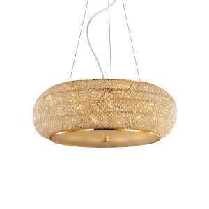Люстра подвесная Ideal Lux Pasha SP14 Золото E14 164984