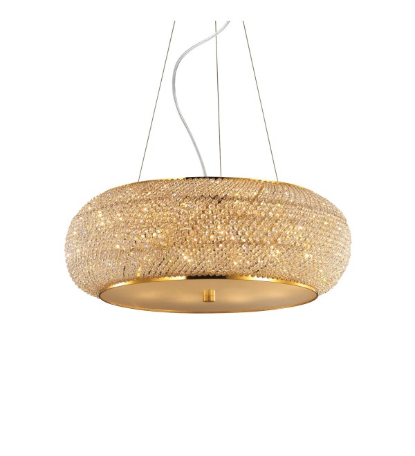 Люстра подвесная Ideal Lux Pasha SP14 Золото E14 164984