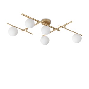 Люстра потолочная Ideal Lux Atlas PL5 Золото G9 311364