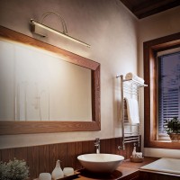 Подсветка для зеркала Ideal Lux Bow AP L46 Античная латунь 3000К LED 121161